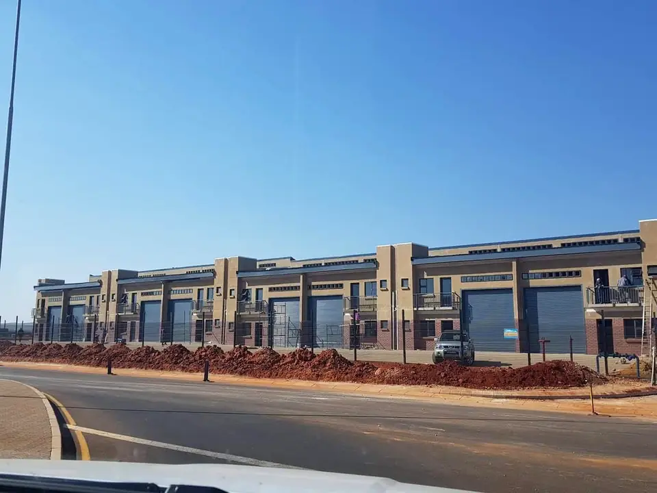 New industrial park with a roller door on every unit